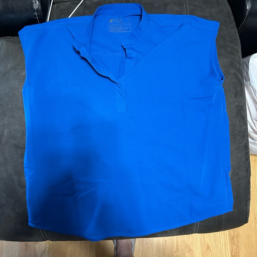Figs Blue Shirt
